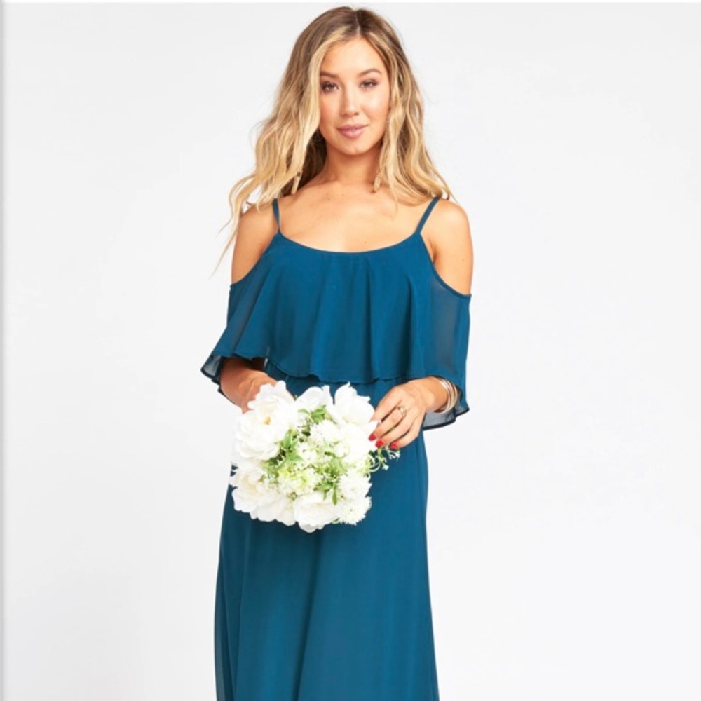 Show Me Your Mumu Caitlin Ruffle Maxi Dress